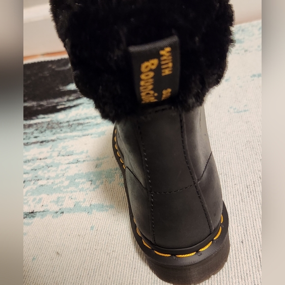 Dr. Martens Womens 1460 Serena Collar Milo faux fur boots New in Box Size 6 - Picture 6 of 16